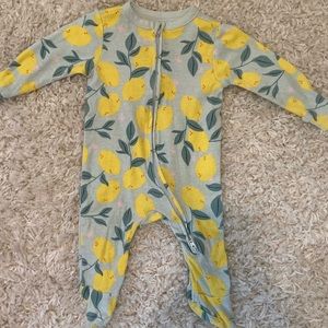 Old Navy Lemon Footie Pajamas